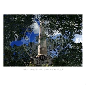 Frenchmans Island Light New York 1917