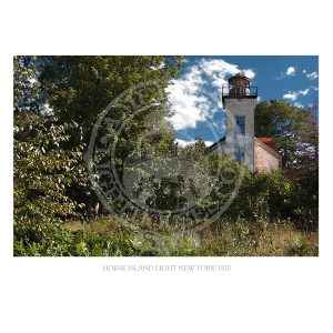 Horse Island Light New York 1870