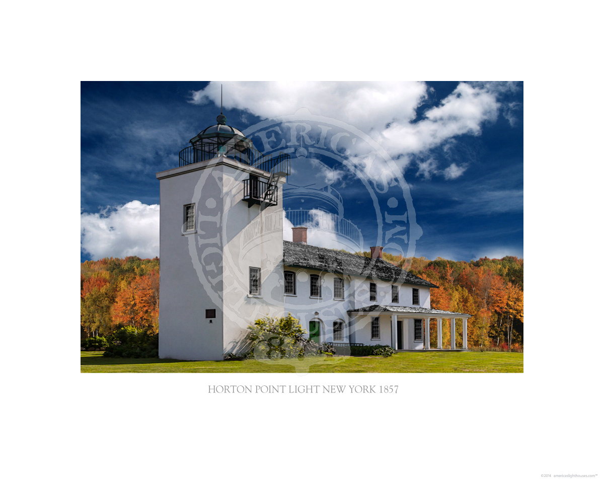 Horton Point Light New York 1857