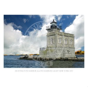 Huntington Harbor Lloyd Harbor Light New York 1857