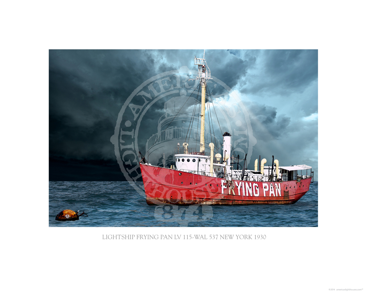 Lightship Frying Pan LV 115 WAL 537 New York 1930