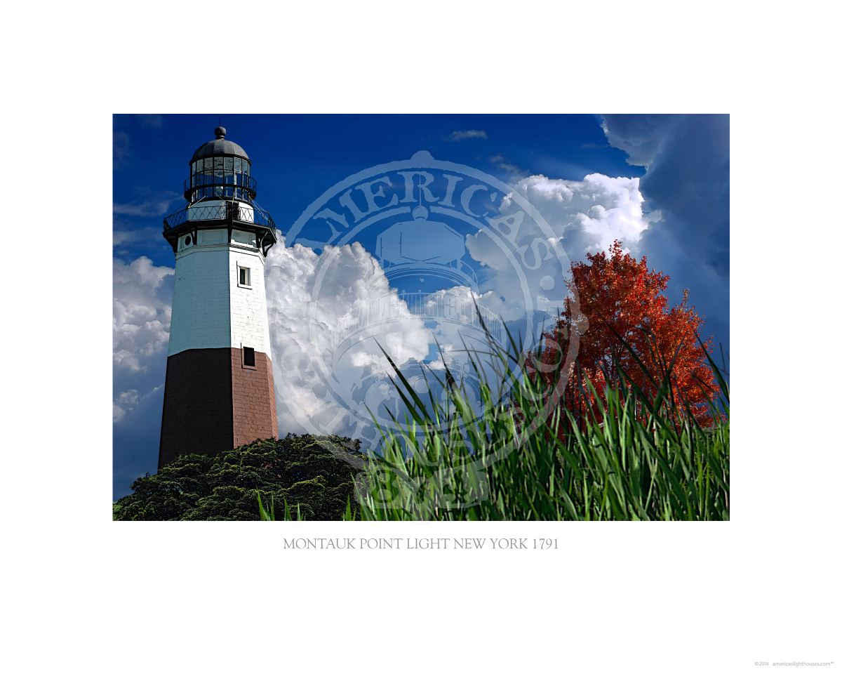 Montauk Point Light New York 1791