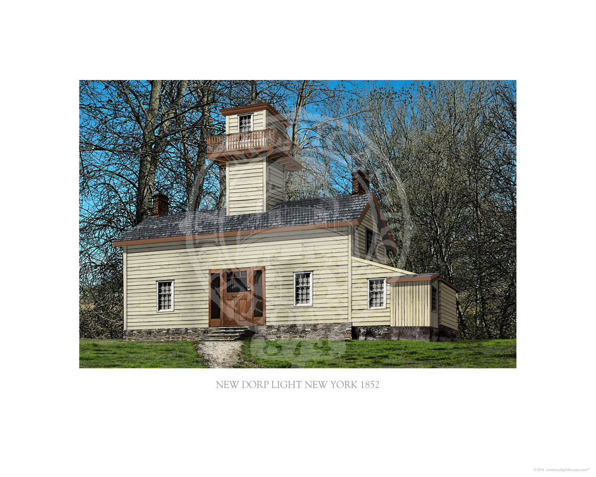 New Dorp Light New York 1852