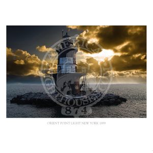 Orient Point Light New York 1899