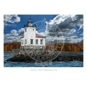 Oswego West Pierhead New York 1934