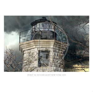 Point Au Roche Light New York 1858