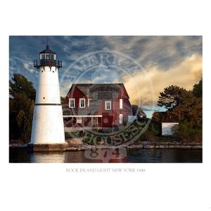 Rock Island Light New York 1848