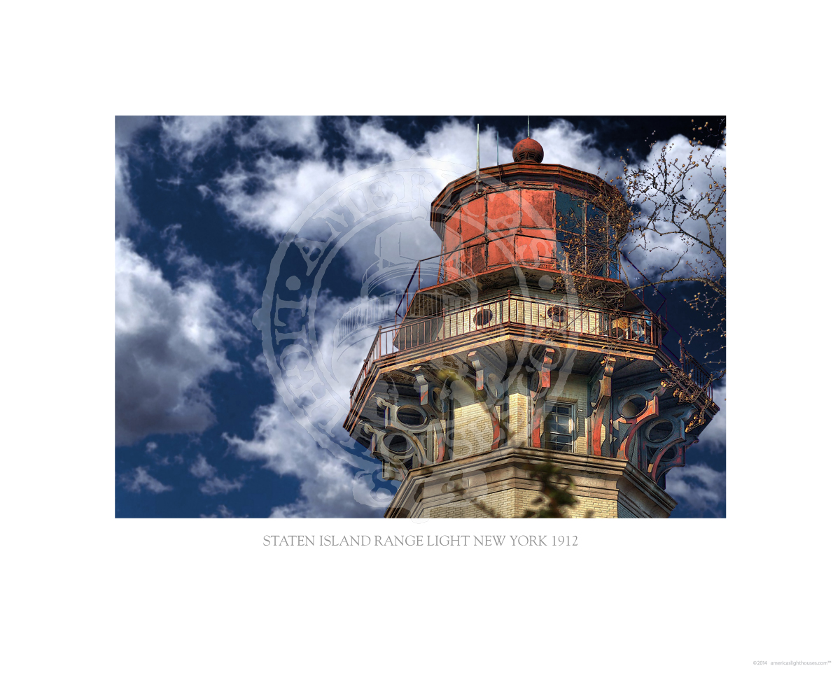 Staten Island Range Light New York 1912
