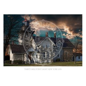 Thirty Mile Point Light New York 1876