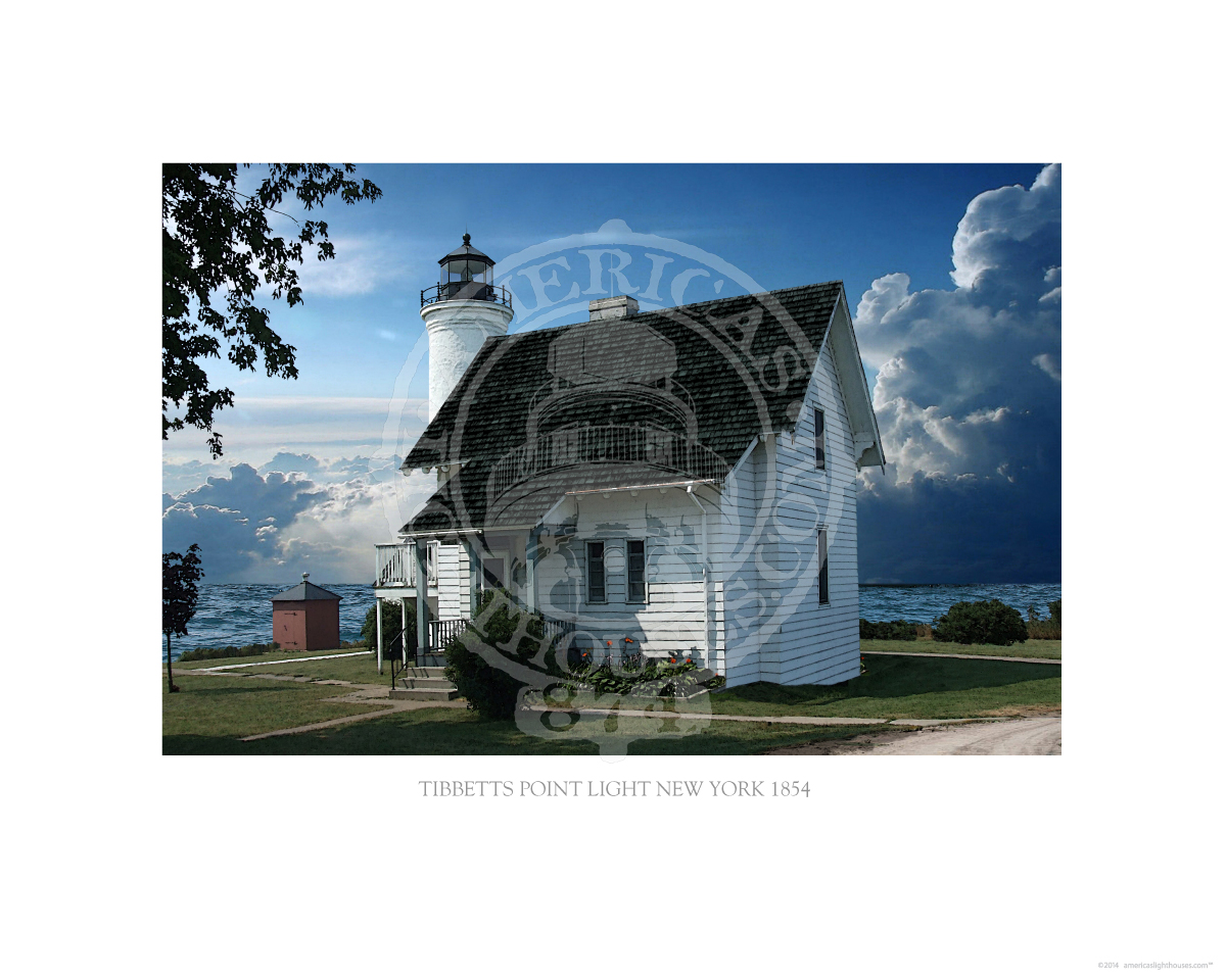 Tibbetts Point Light New York 1854