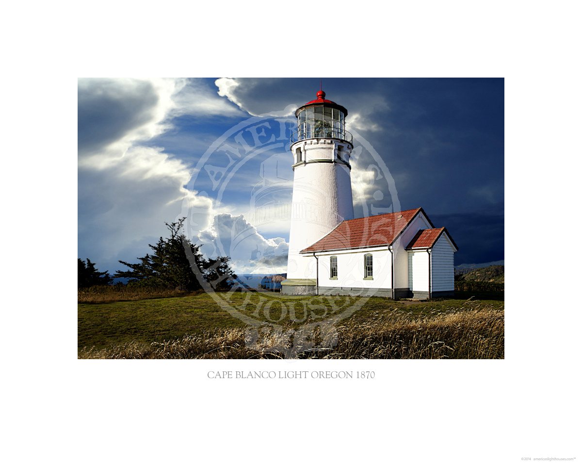 Cape Blanco Light Oregon 1870