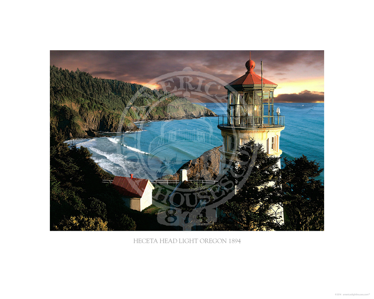 Heceta Head Light Oregon 1894