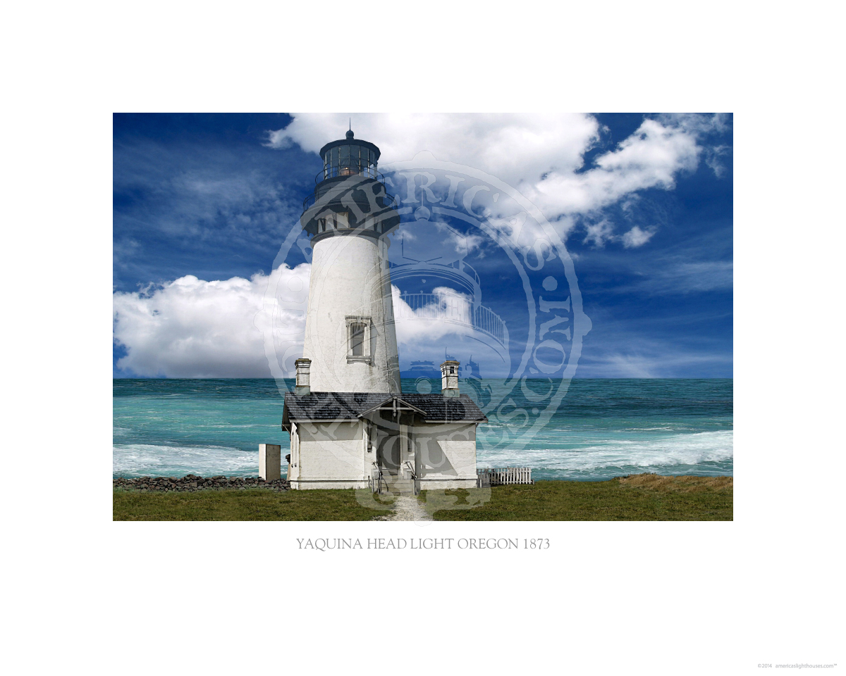 Yaquina Head Light Oregon 1873