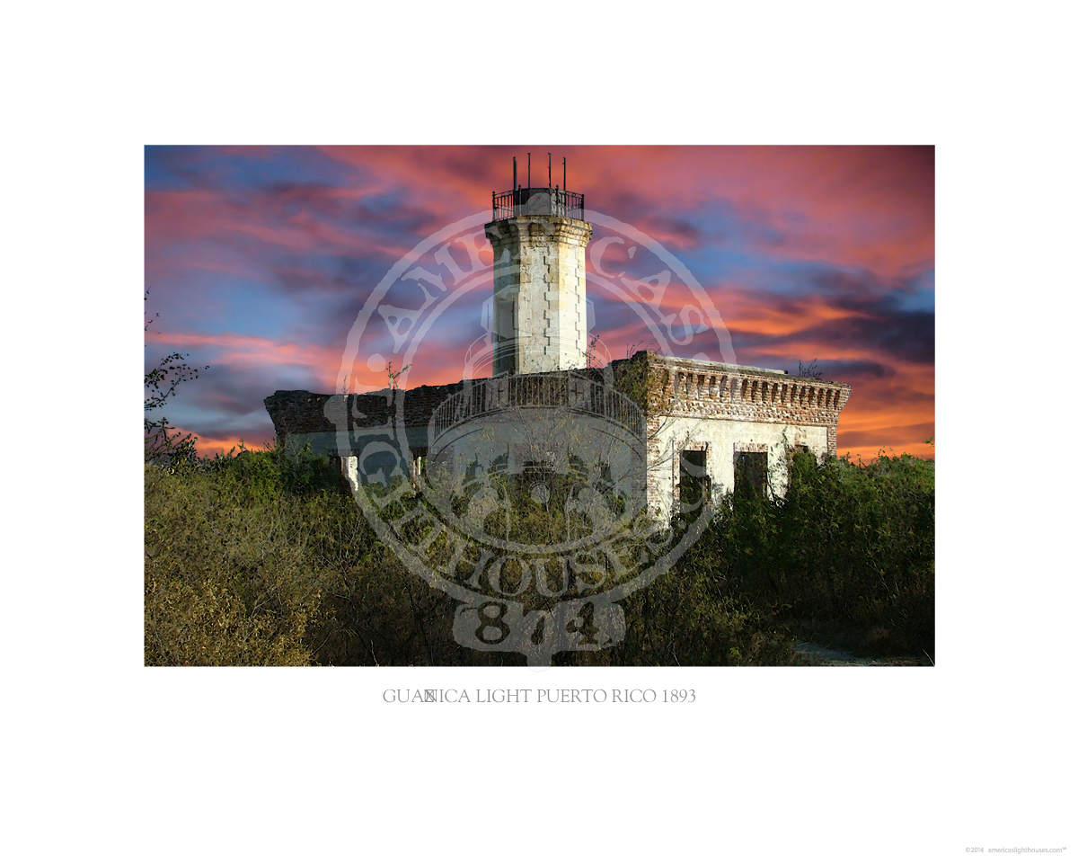 Guanica Light Puerto Rico 1893