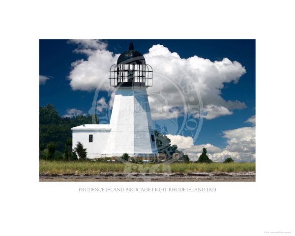 Prudence Island Light Rhode Island 1823 B