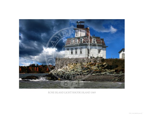 Rose Island Light Rhode island 1869