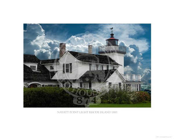 Nayatt Point Light Rhode Island 1883