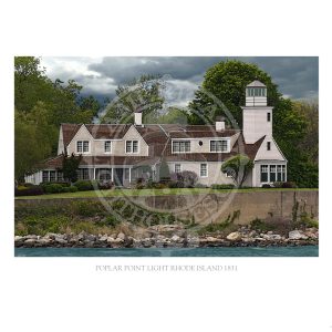 Poplar Point Light Rhode Island 1831