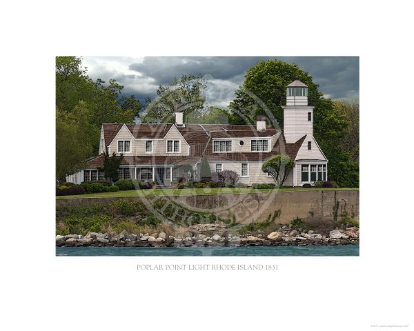 Poplar Point Light Rhode Island 1831