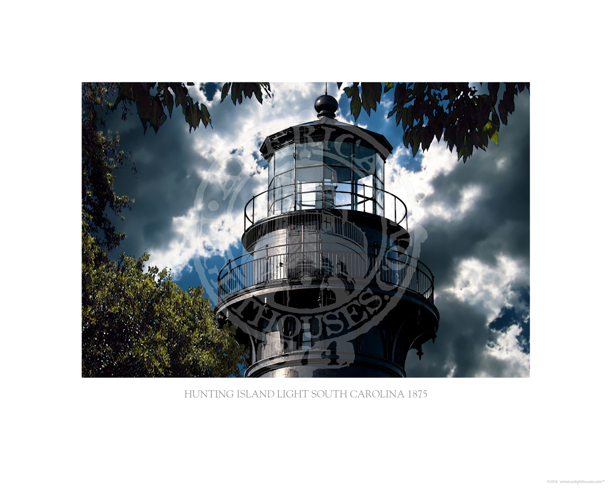 Hunting Island Light South Carolina 1875