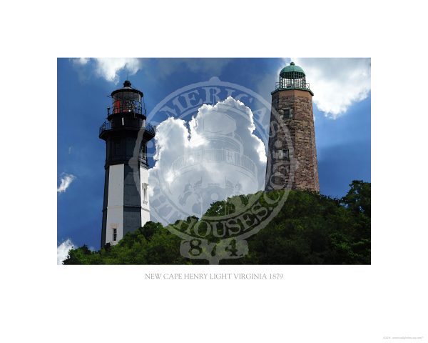 New Cape Henry Light Virginia 1879
