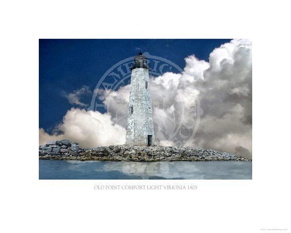 Old Point Comfort Light Virignia 1803