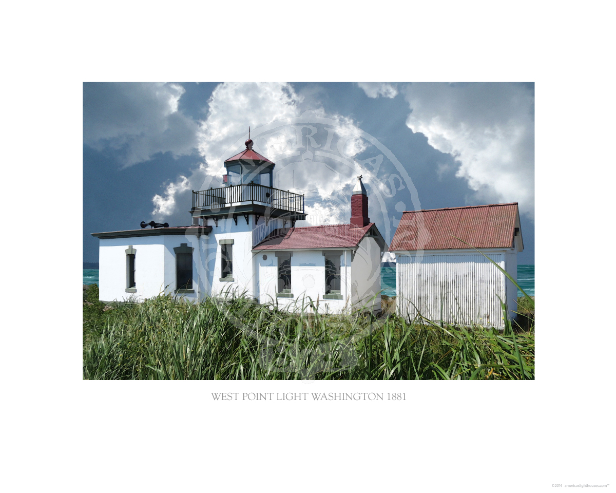 West Point Light Washington 1881