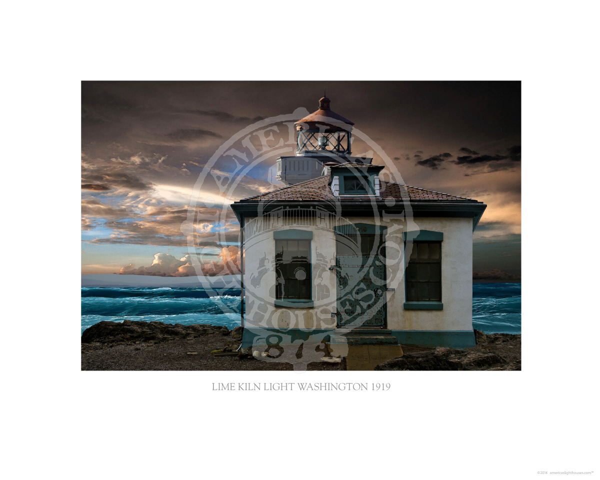 Lime Kiln Light Washington 1919