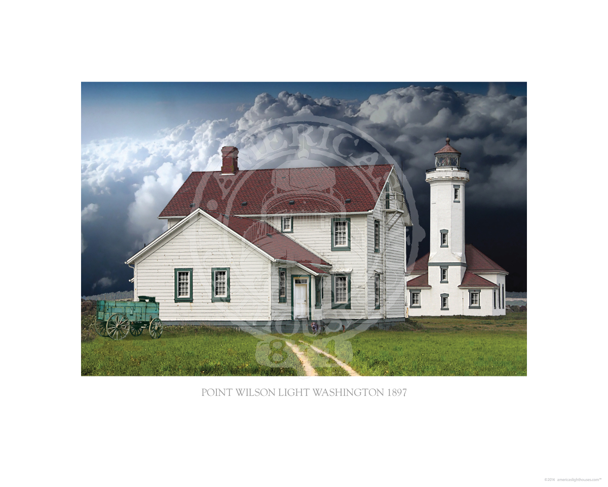 Point Wilson Light Washington 1897