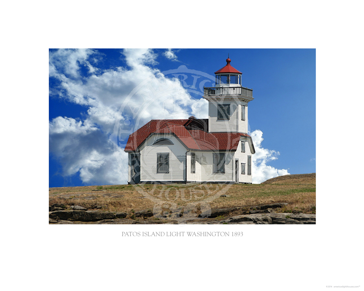 Patos Island Light Washington 1893