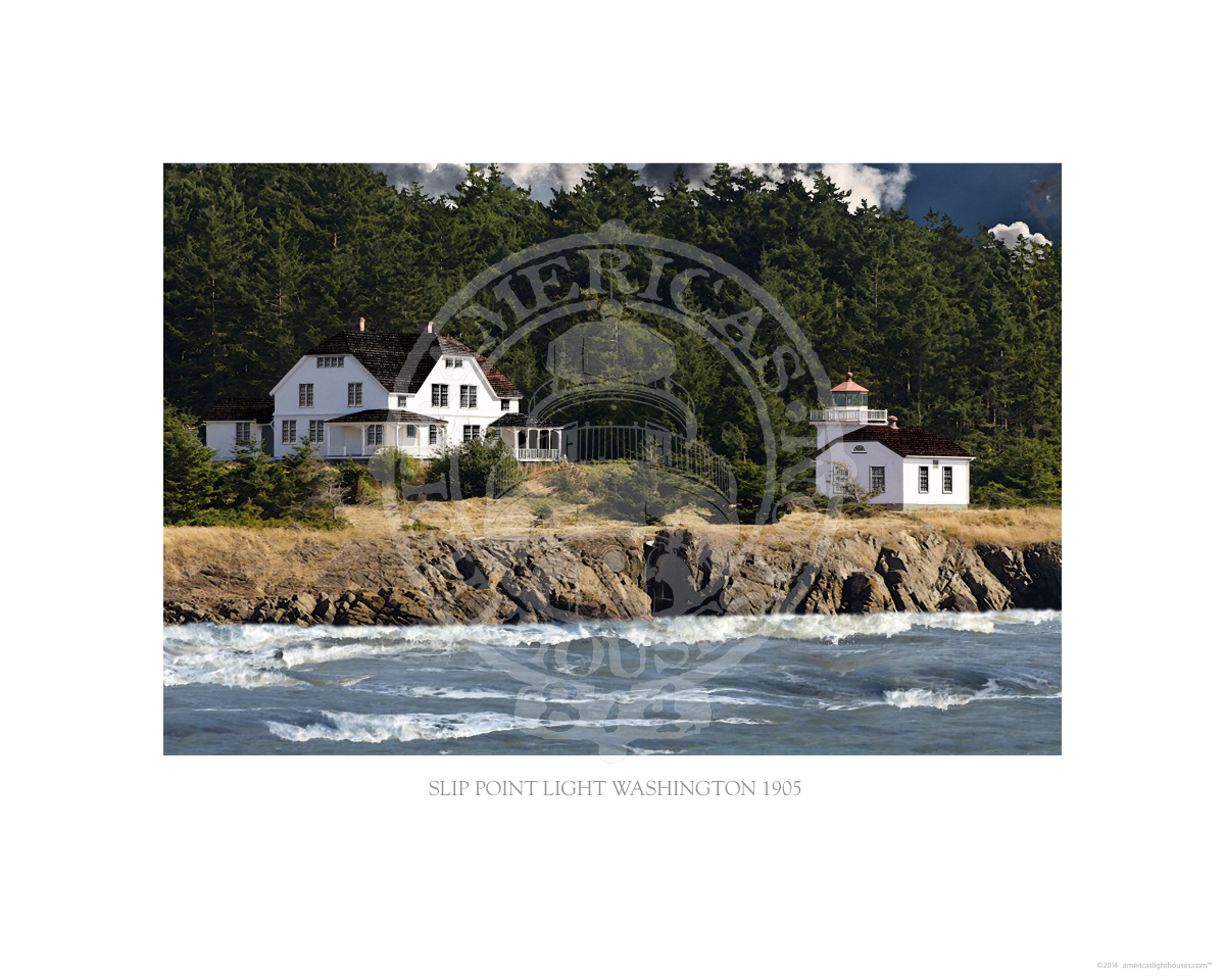 Slip Point Light Washington 1905