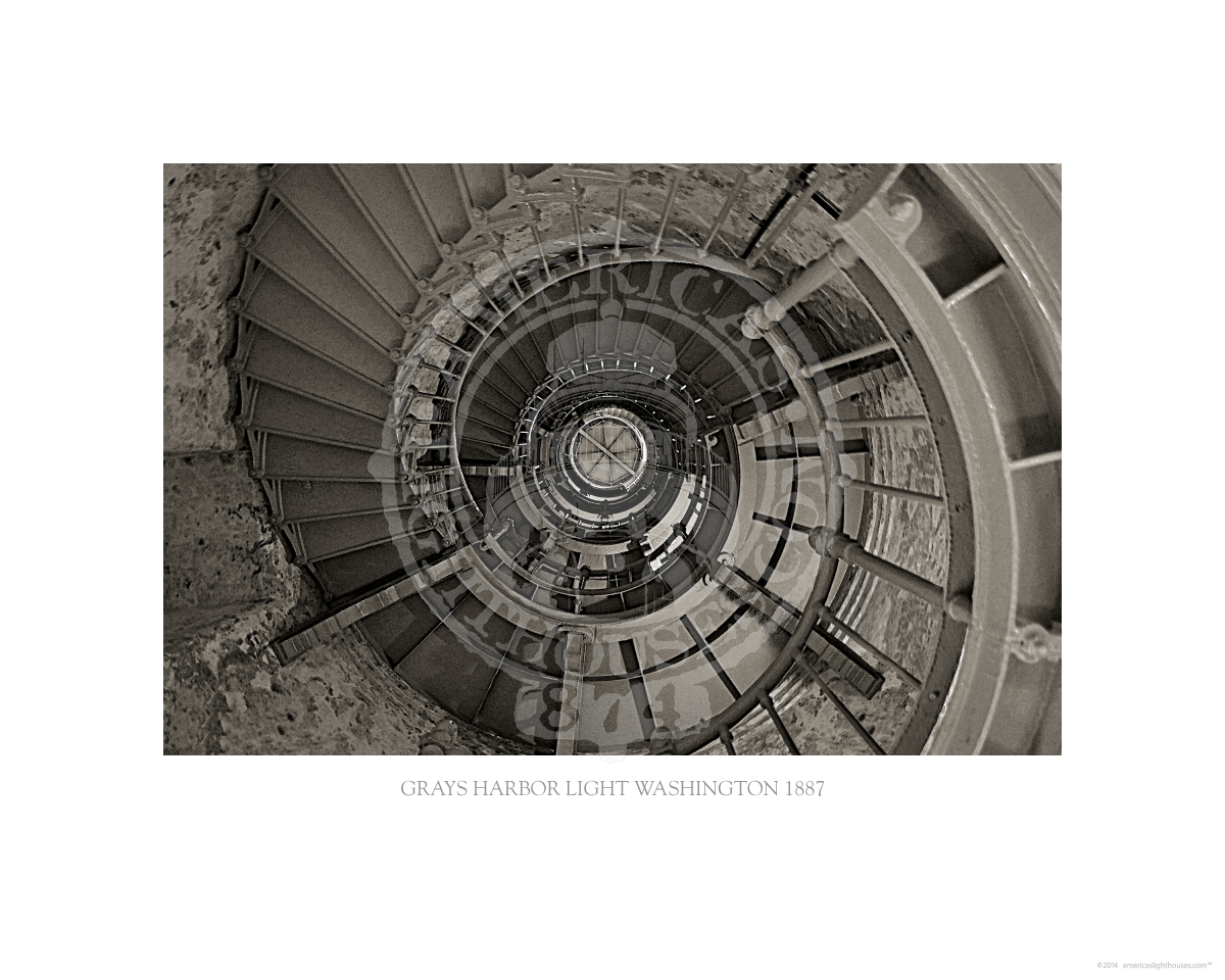 Grays Harbor Light Washington 1887