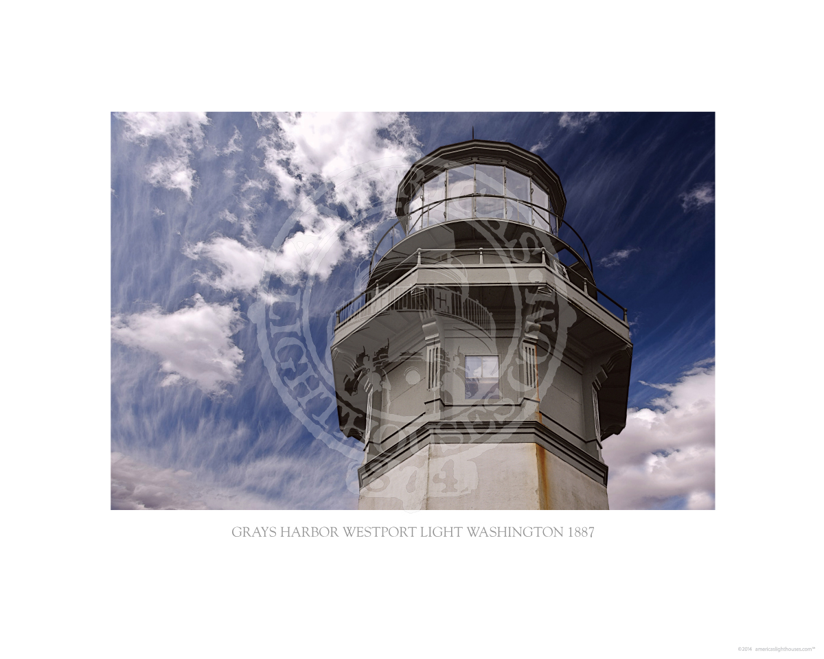 Grays Harbor Westport Light Washington 1887