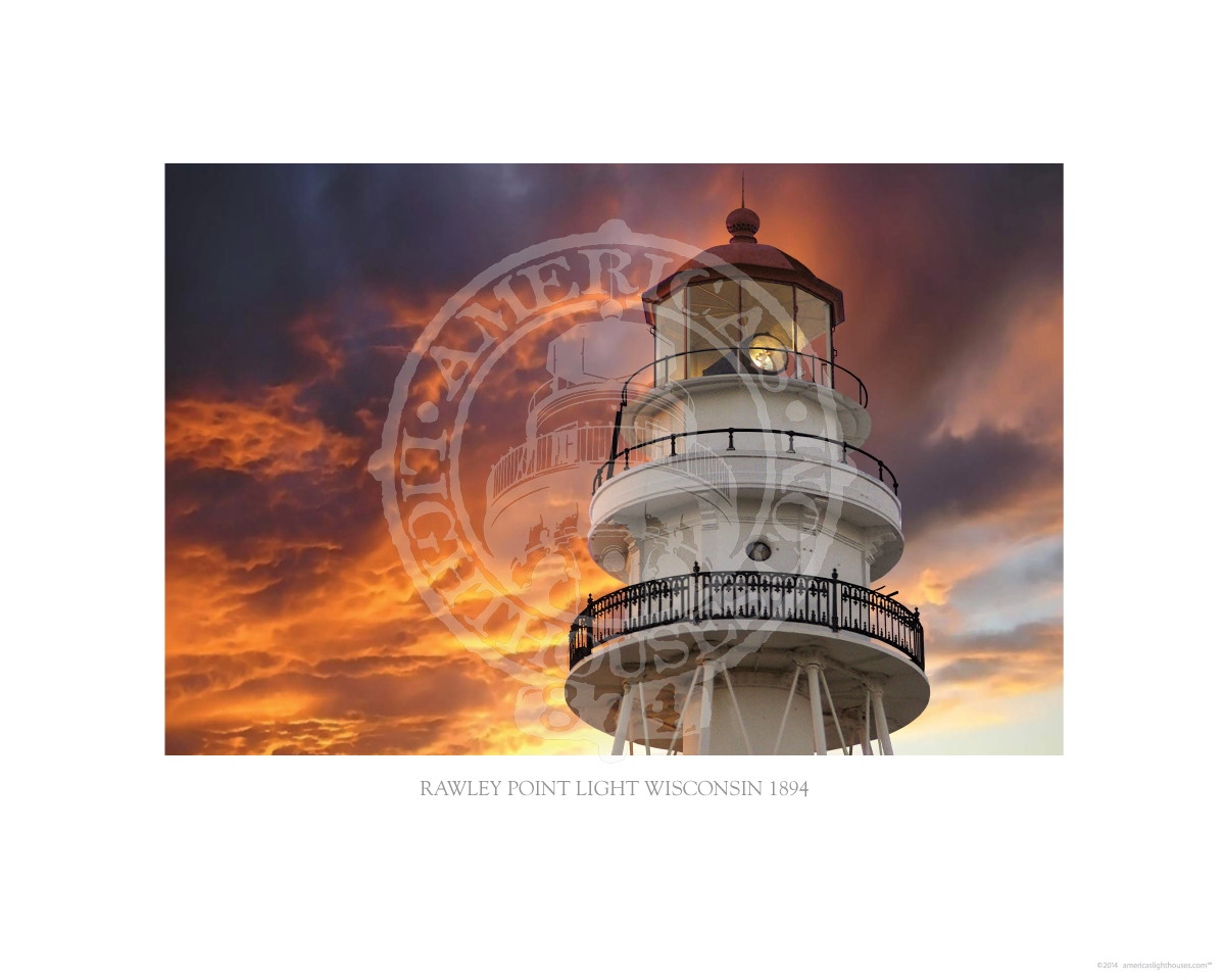 Rawley Point Light Wisconsin 1894