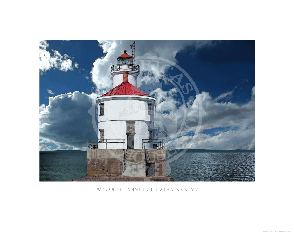 Wisconsin Point Light Wisconsin 1912