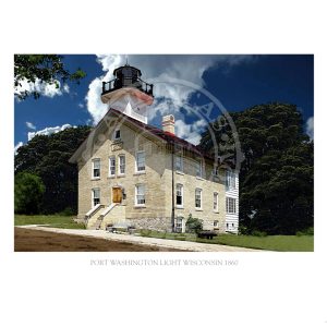 Port Washington Light Wisconsin 1860