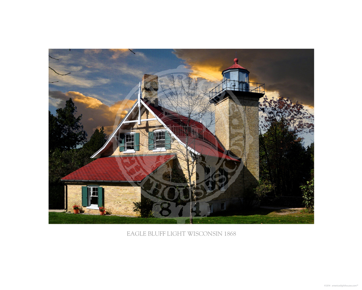 Eagle Bluff Light Wisconsin 1868