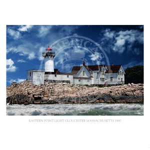 Eastern Point Light Gloucester Massachusetts 1890