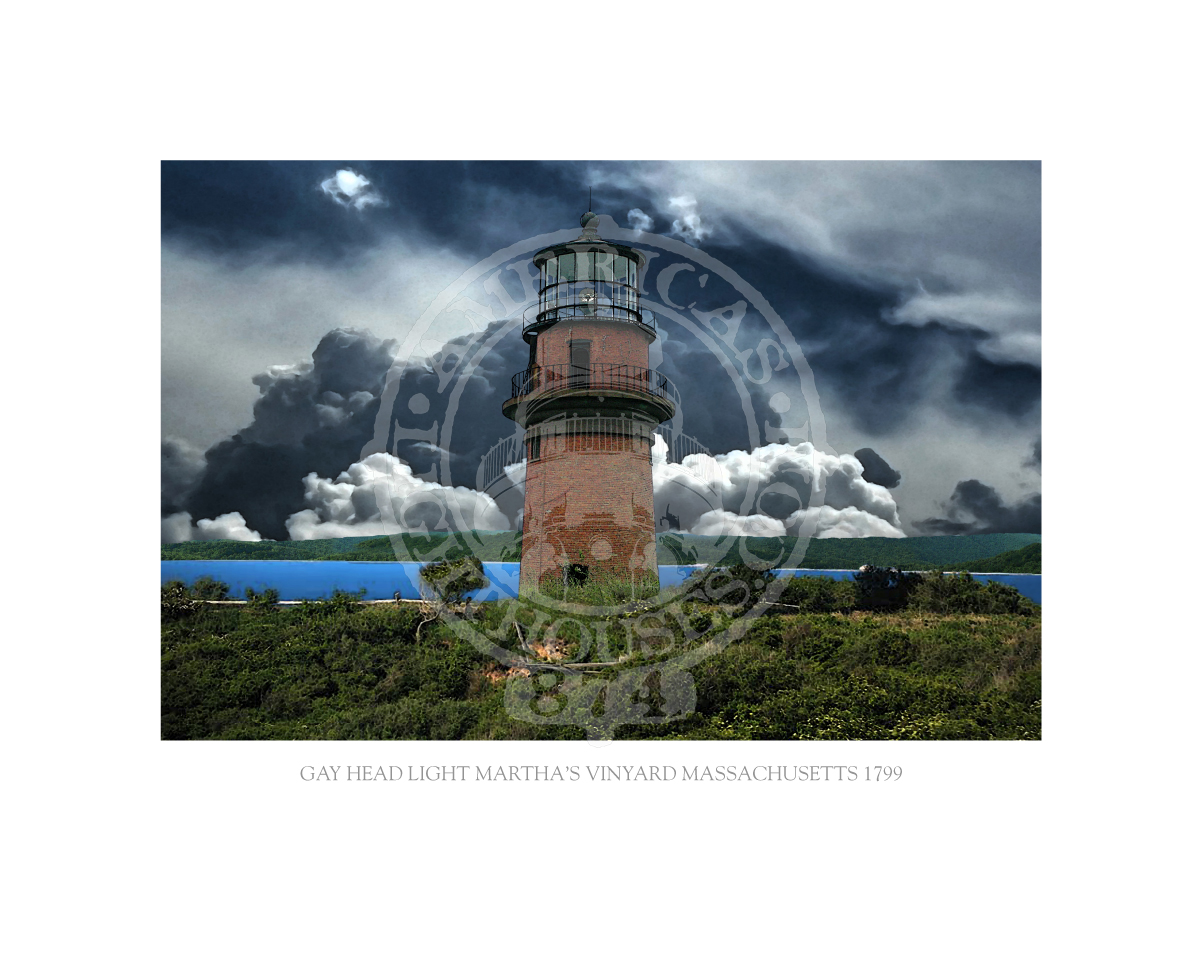 Gay Head Light Martha’s Vinyard Massachusetts 1799