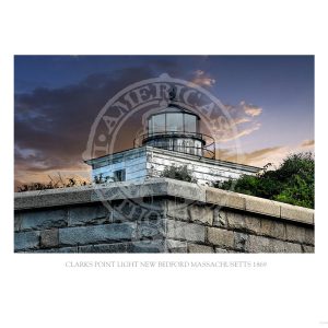 Clarks Point Light New Bedford Massachusetts 1869 B