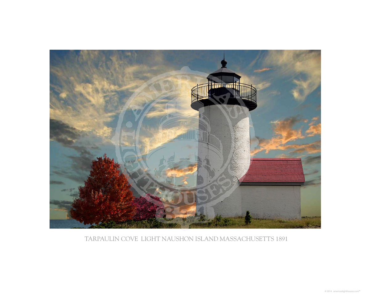 Tarpaulin Cove Light Naushon Island Massachusetts 1891