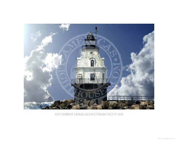 Southwest Ledge Light Connecticut 1876