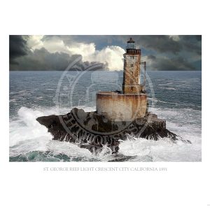 St George Reef Light Crescent City California 1891