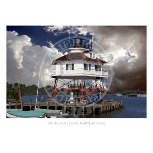 Drum Point Light Maryland 1883