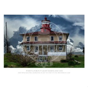 Point Lookout Light Maryland 1830