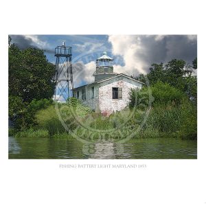 Fishing Battery Light Maryland 1853